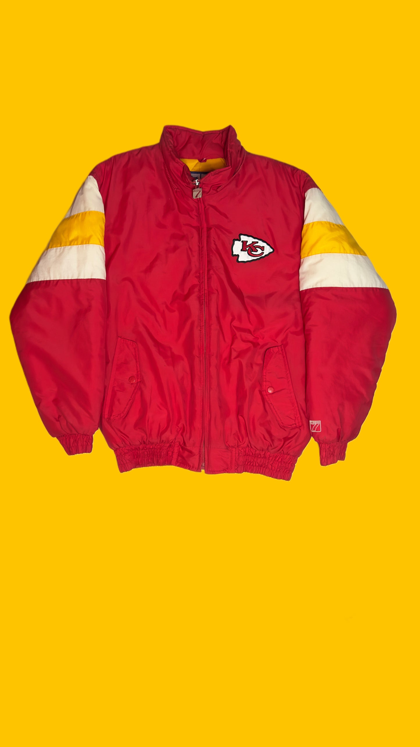 Kansas City Chiefs Logo 7 Puffer Jacket