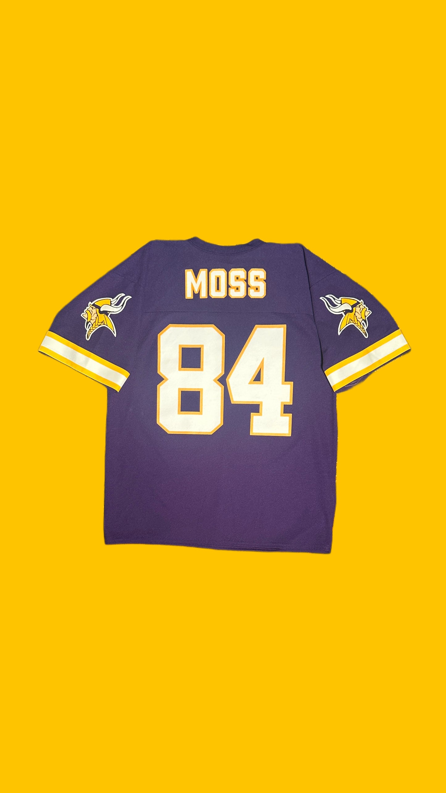 Minnesota Vikings Vintage Logo Athletic Randy Moss Jersey