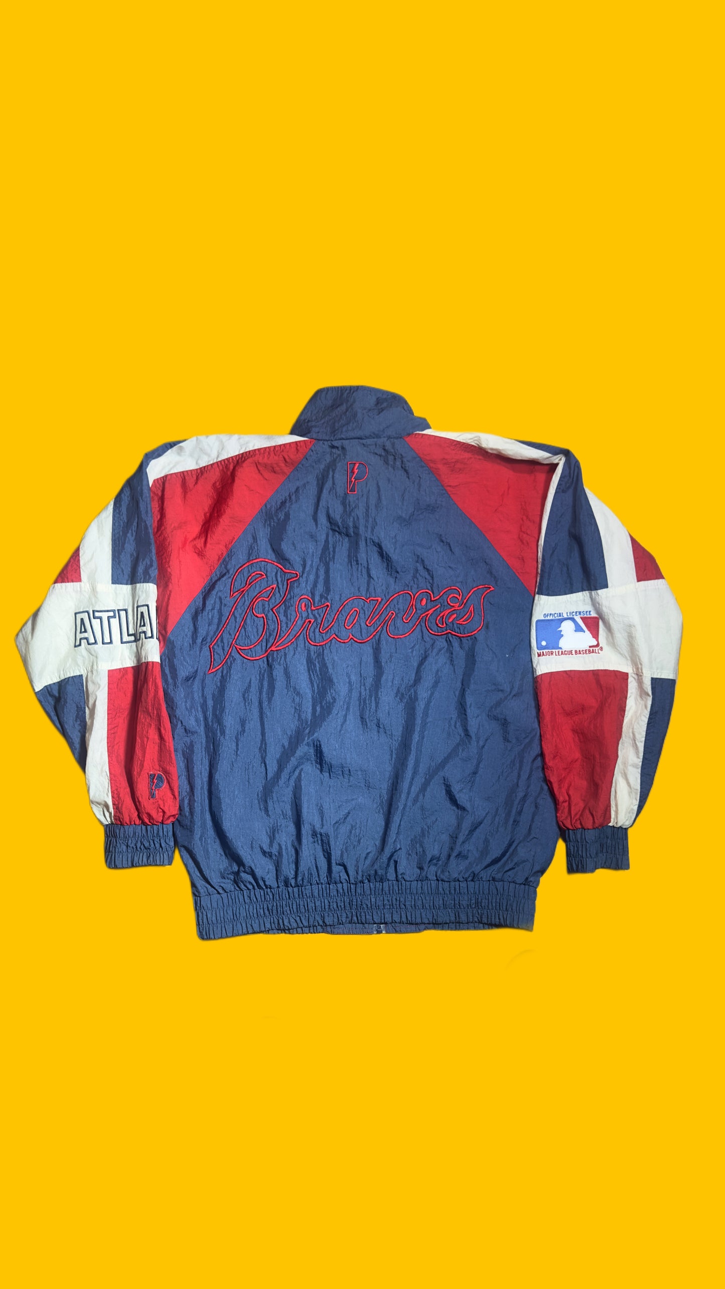 Atlanta Braves Pro Layer Jacket – Vintage 90s MLB Windbreaker