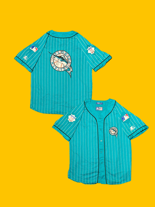 Florida Marlins Vintage Starter Pinstripe Jersey