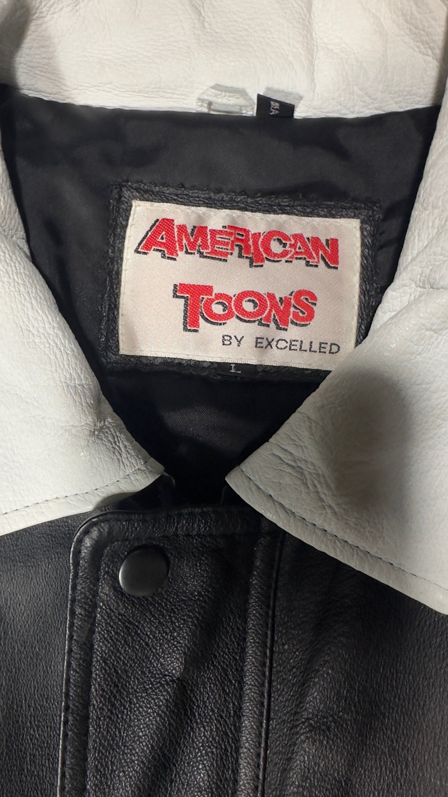 Atlanta 1996 Olympic Games Leather Jacket American Toons Vintage