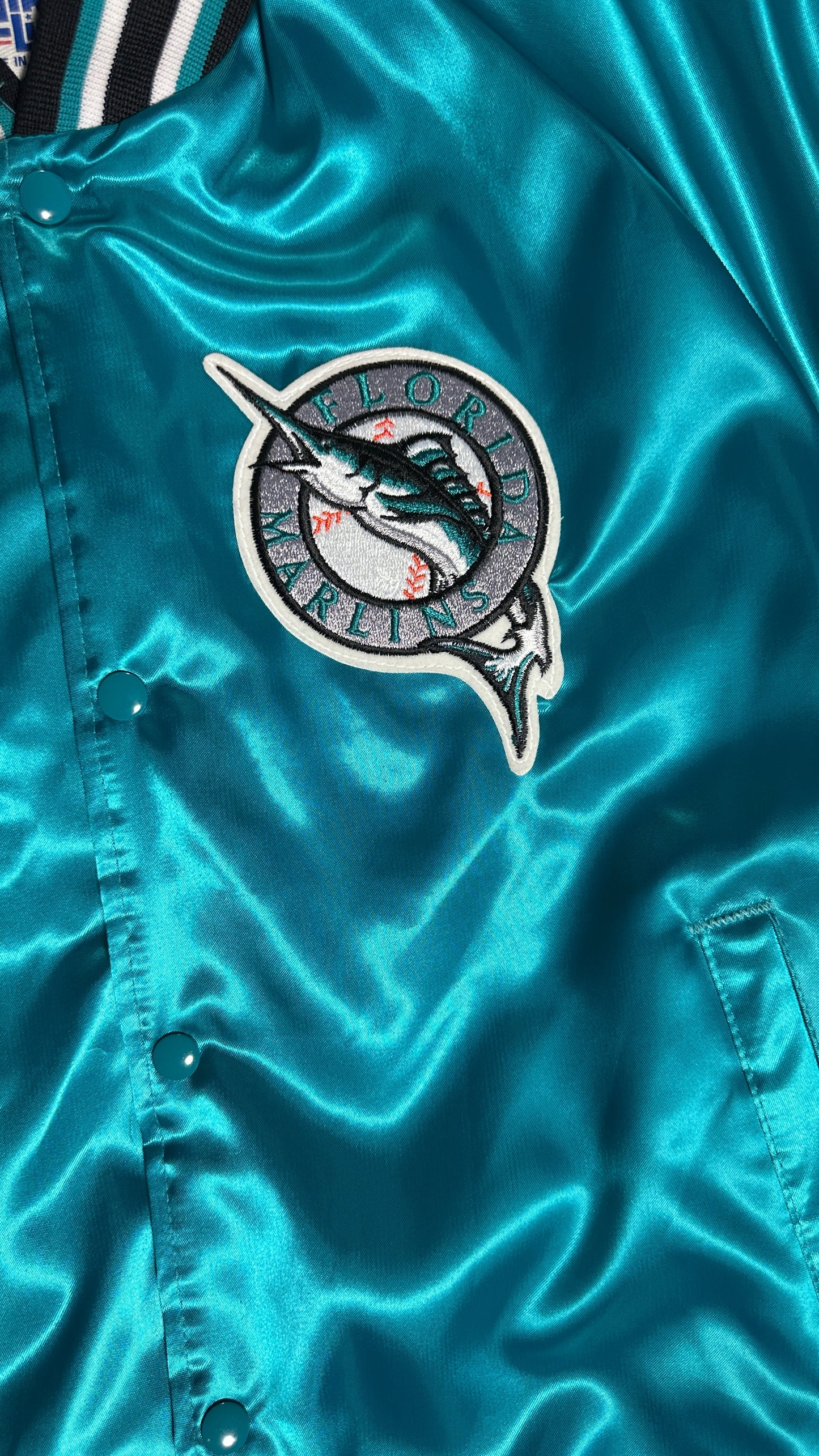 Florida Marlins Chalk Line Vintage Bomber