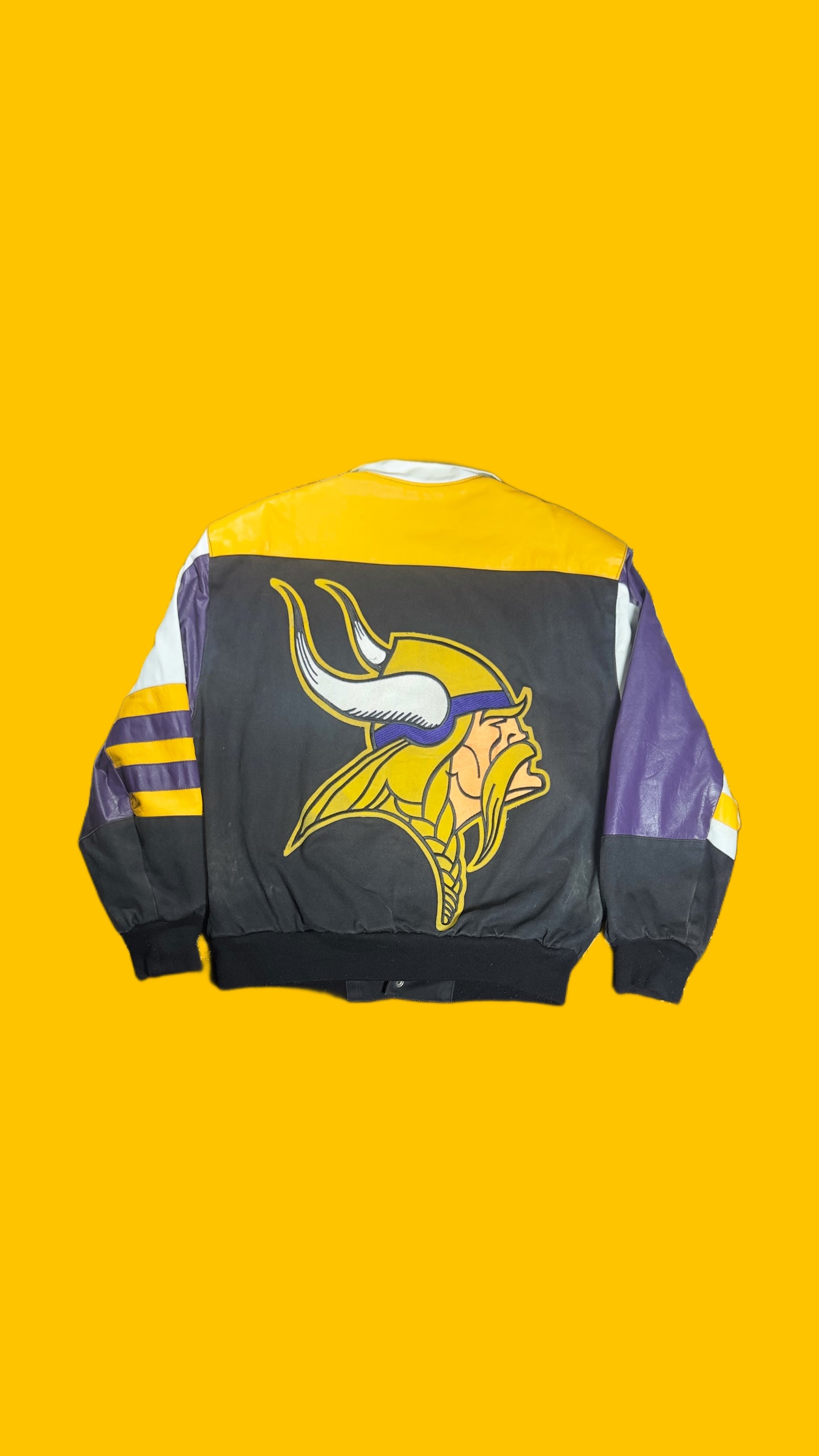 Minnesota Vikings Jeff Hamilton Leather Jacket