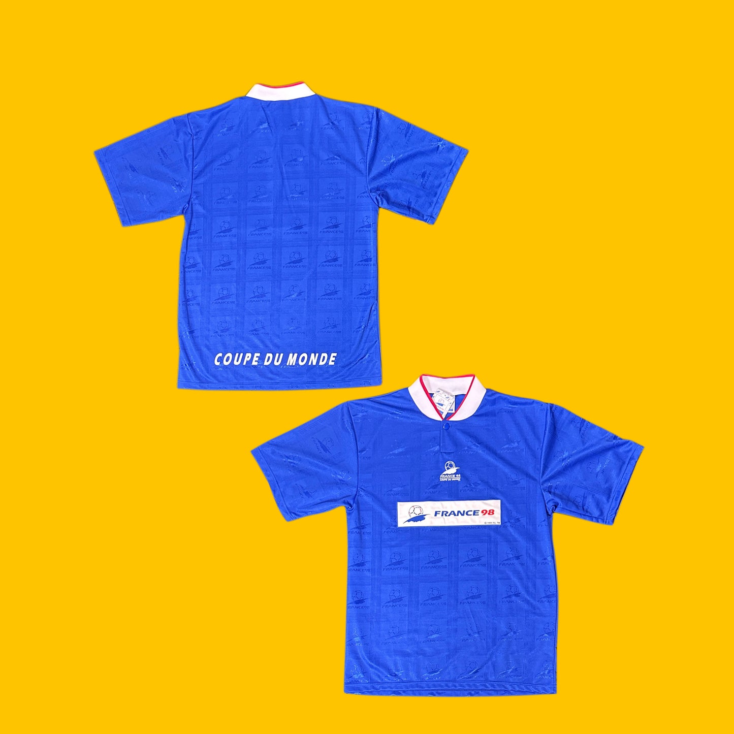 France 98 Coupe Du Monde All Over Print Soccer Jersey