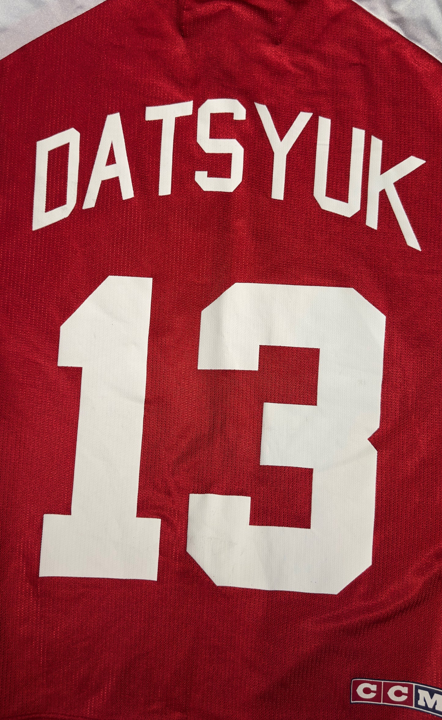 Detroit Red Wings Pavel Datsyuk #13 Vintage CCM NHL Hockey Jersey