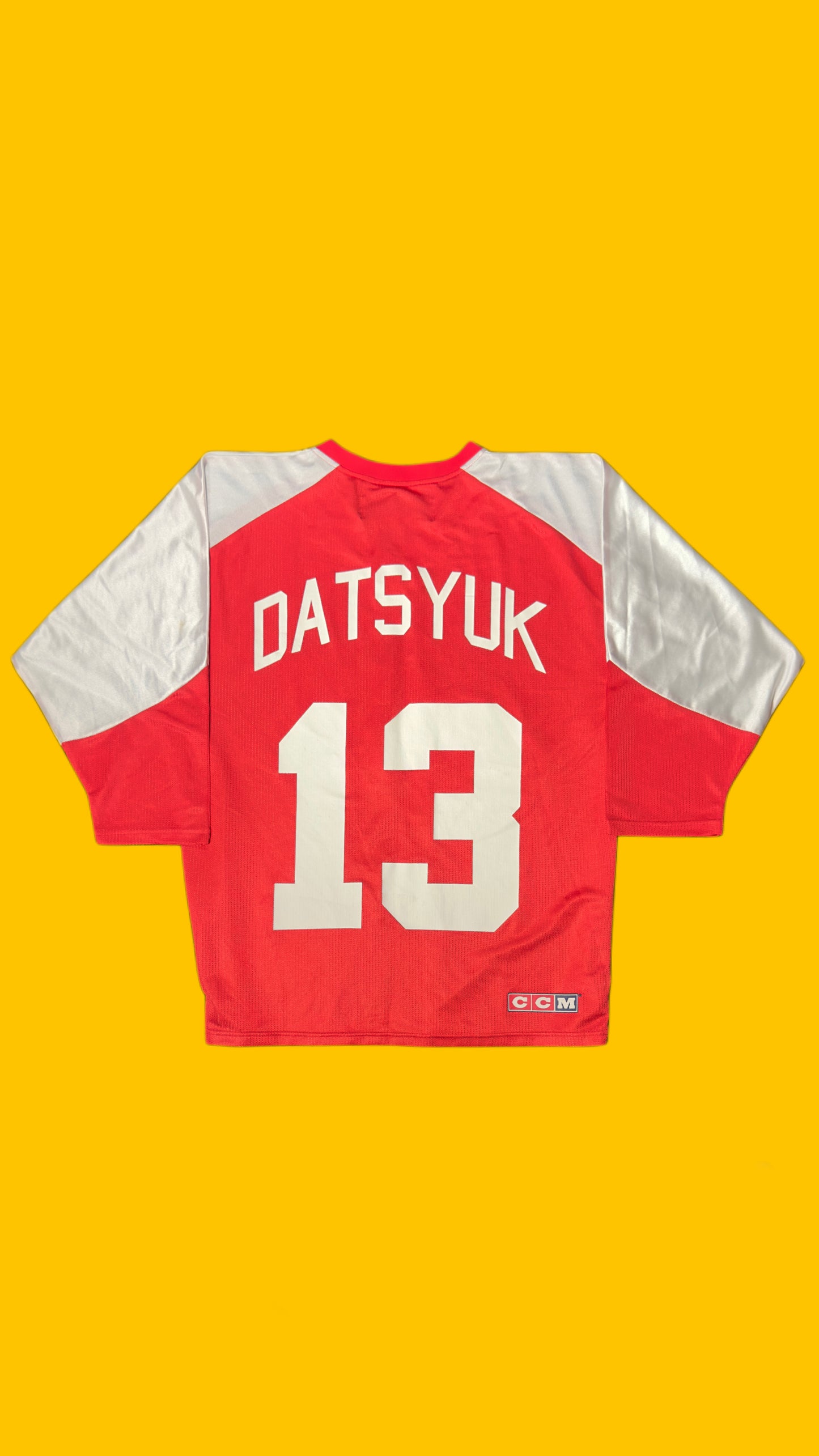 Detroit Red Wings Pavel Datsyuk #13 Vintage CCM NHL Hockey Jersey