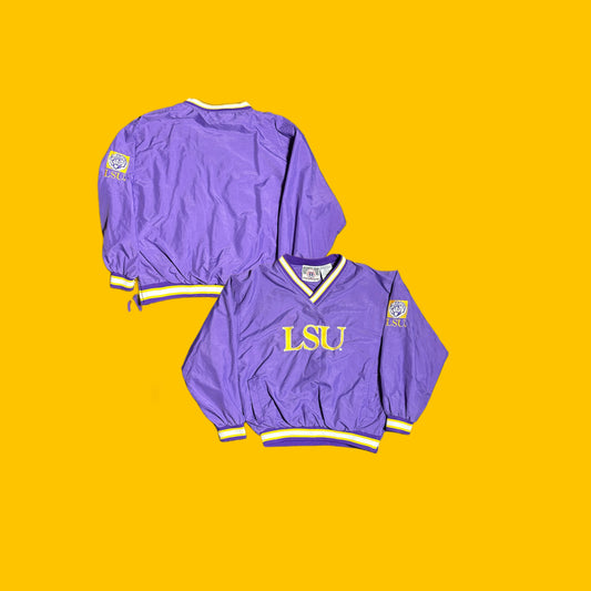 Vintage LSU Tigers Collegiate Pullover Jacket