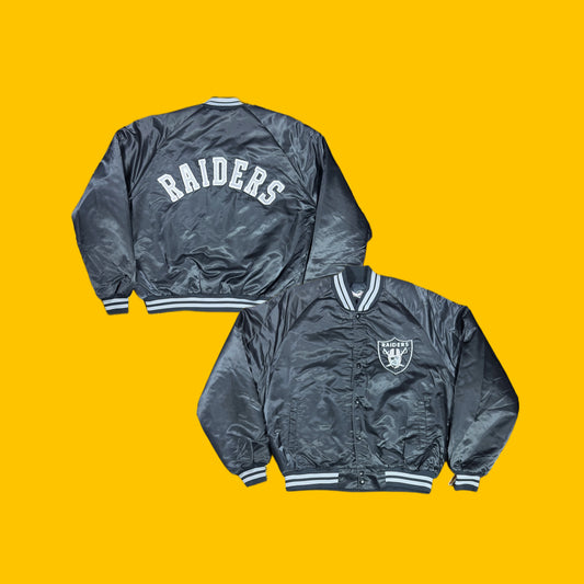 Los Angeles Raiders Satin Bomber