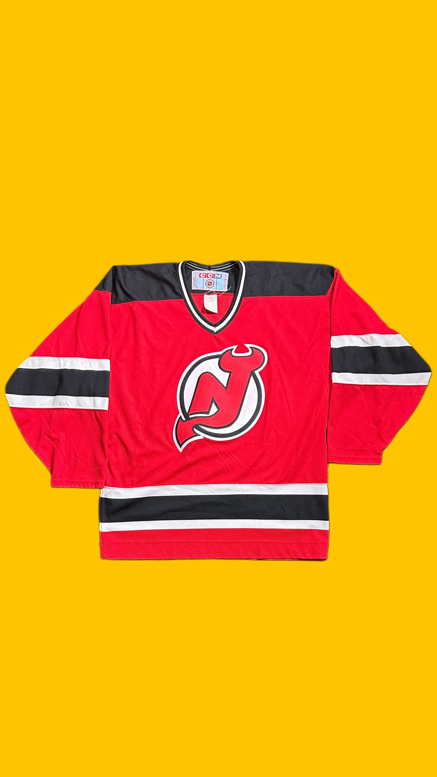 New Jersey Devils Vintage CCM NHL Hockey Jersey 1990s Mens Large