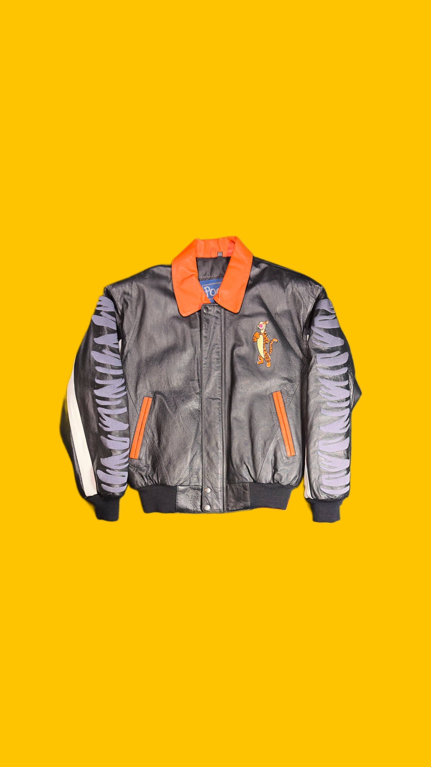 Disney Tigger Leather Vintage Jacket