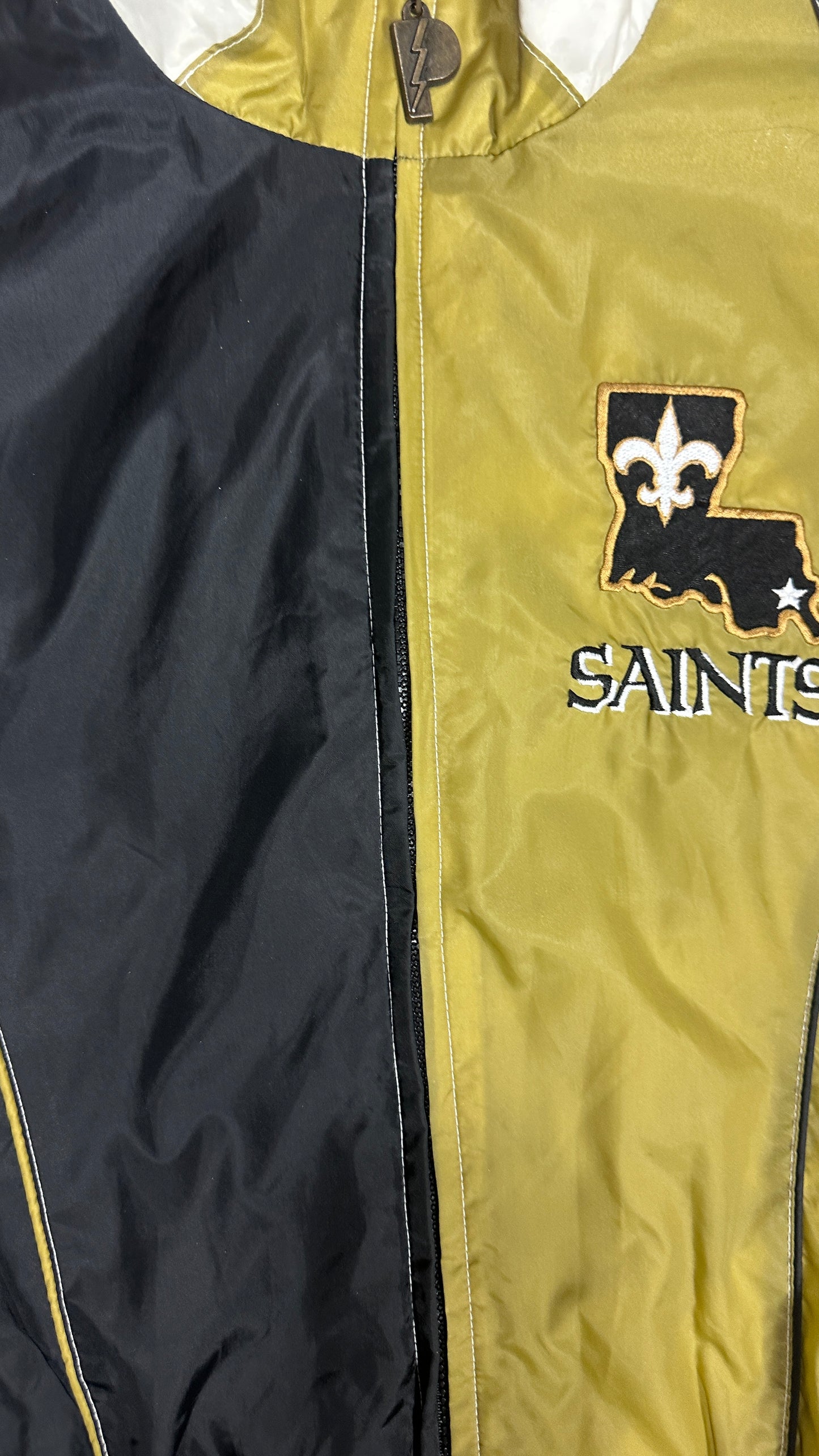 New Orleans Saints Pro Player Vintage Windbreaker Jacket