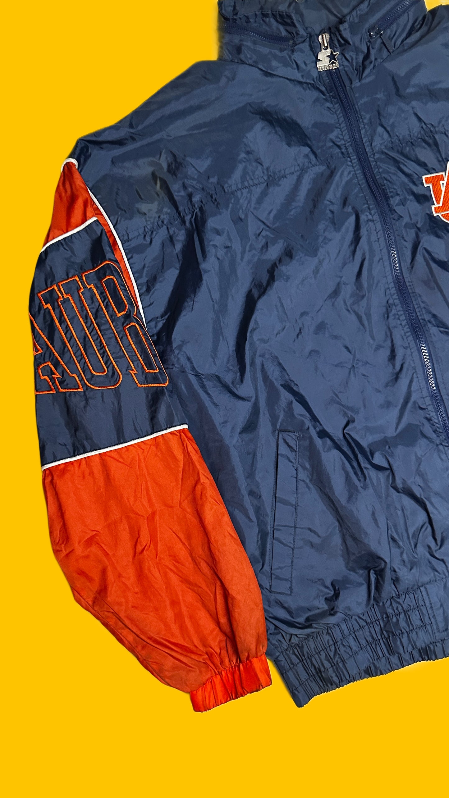 Vintage Auburn Tigers Starter Windbreaker