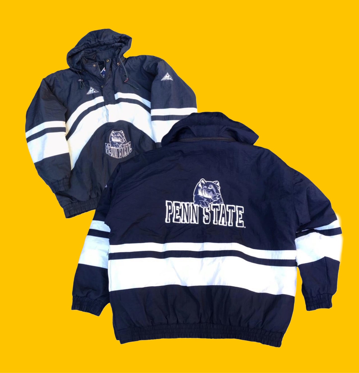 Penn State vintage Apex one puffer jacket