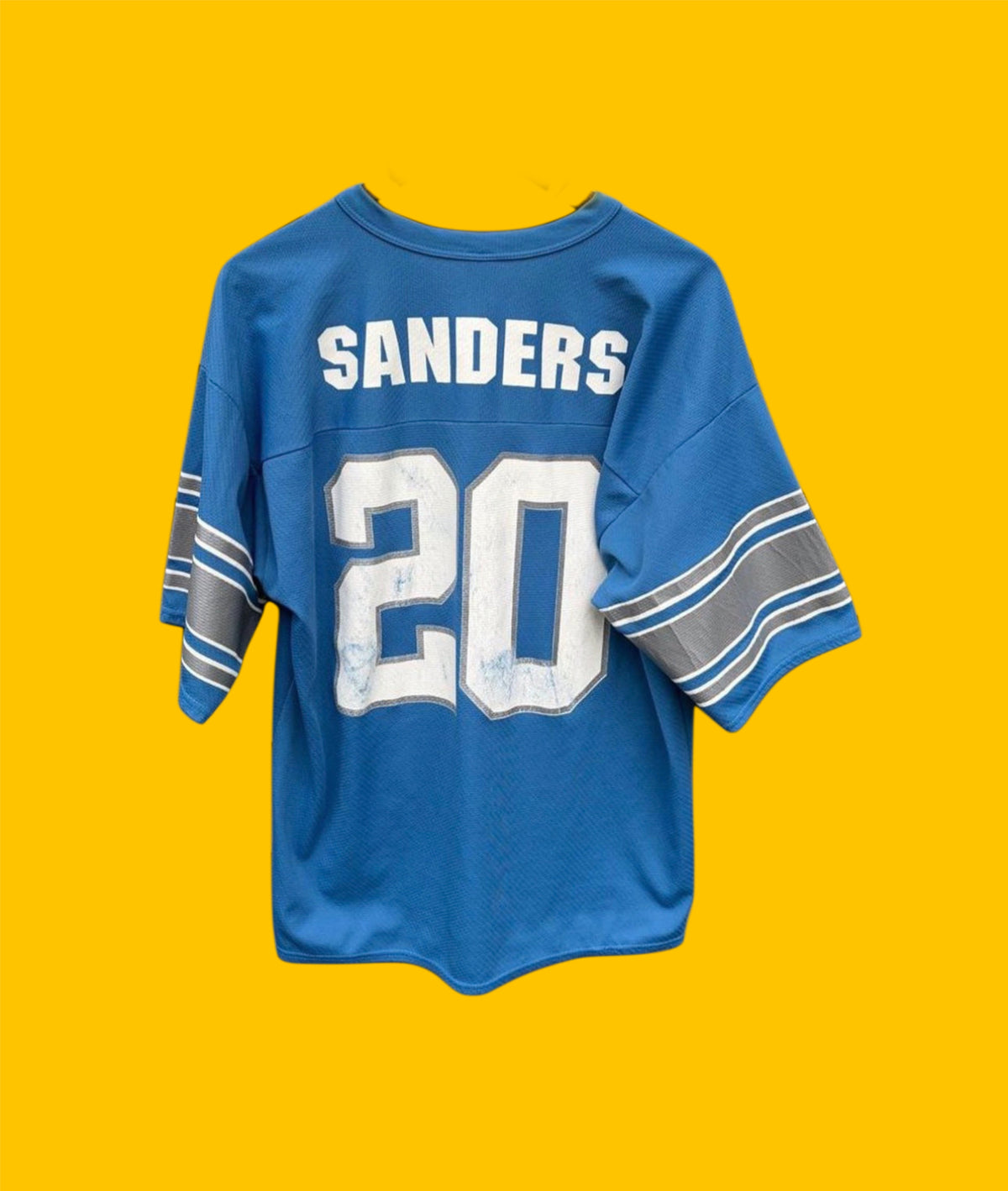 Detroit Lions Barry Sanders #20 Logo 7 Jersey – Vintage 1990s