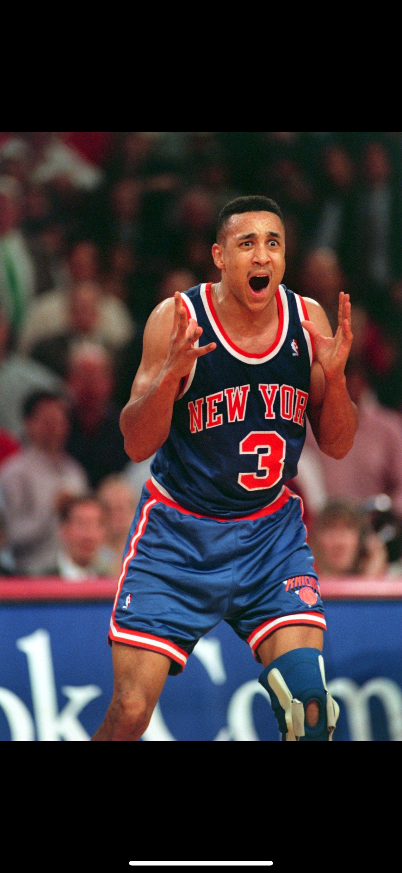 New York Knicks John Starks Champion Jersey 90s
